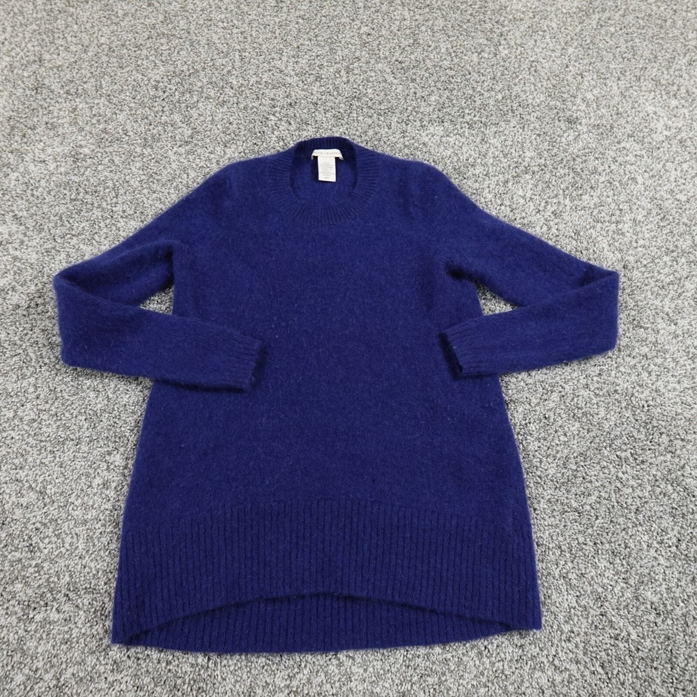 White Warren Sweater Womens XS Blue Cashmere Pullover Crewneck Cozyβ Soft Casual